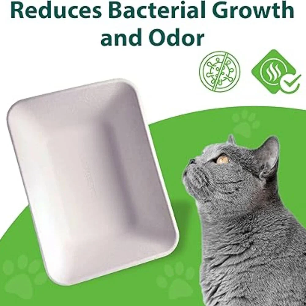 Disposable Litter Boxes for Cats Baking Soda Effect and Maximum Odor Control(5)
